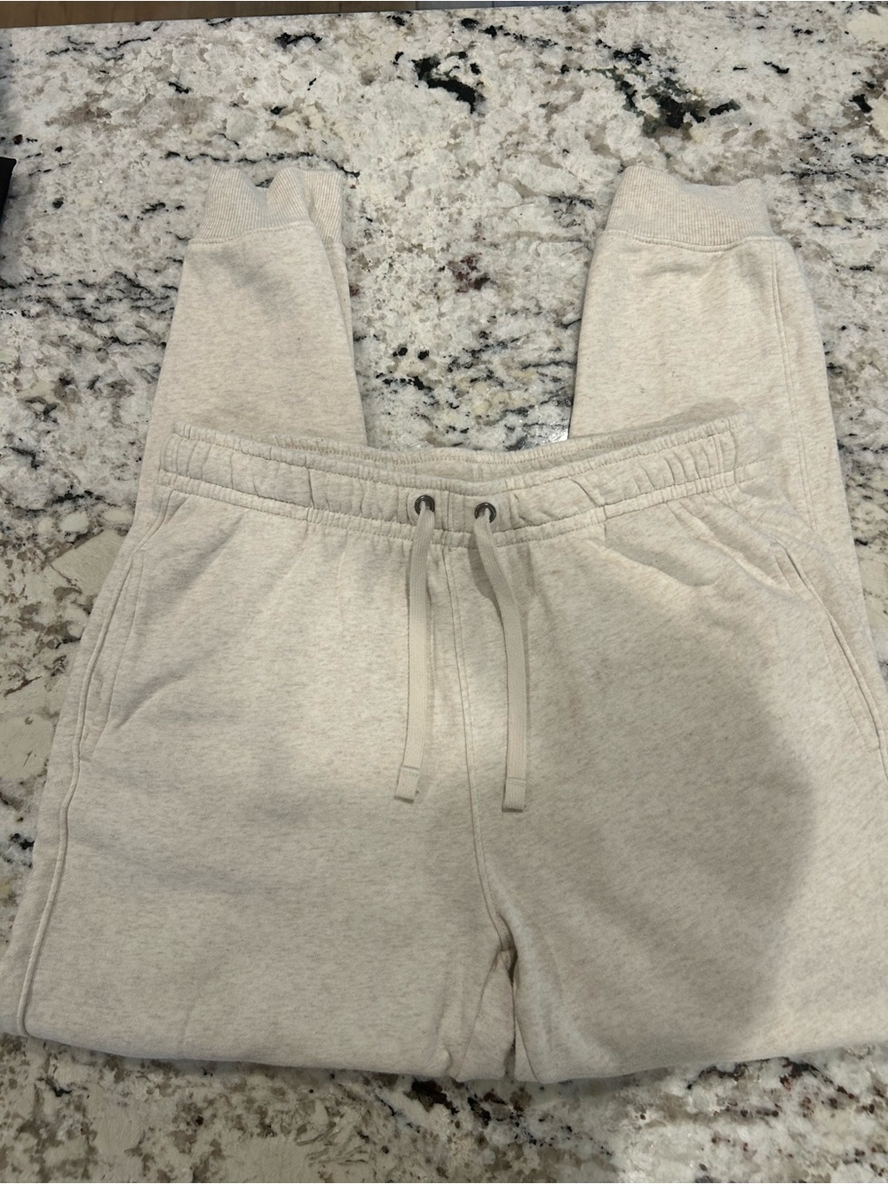 Goodfellow & Co Cream Drawstring Joggers